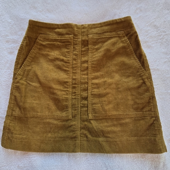 Uni Olo Corduroy Mini Sz 1 Beach Pool Park .. Short Skirt, Deep Pockets SLAY! - Picture 1 of 14